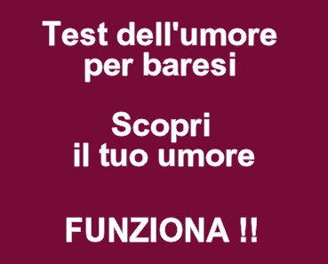 test dell'umore