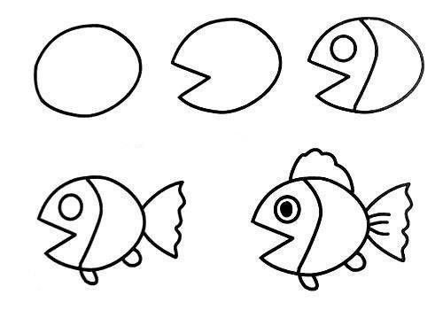 disegnare un pesce