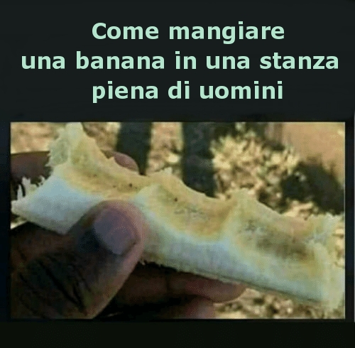 come mangiare una banana