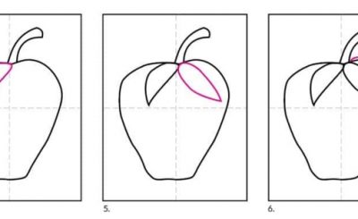 come disegnare una fragola per bambini