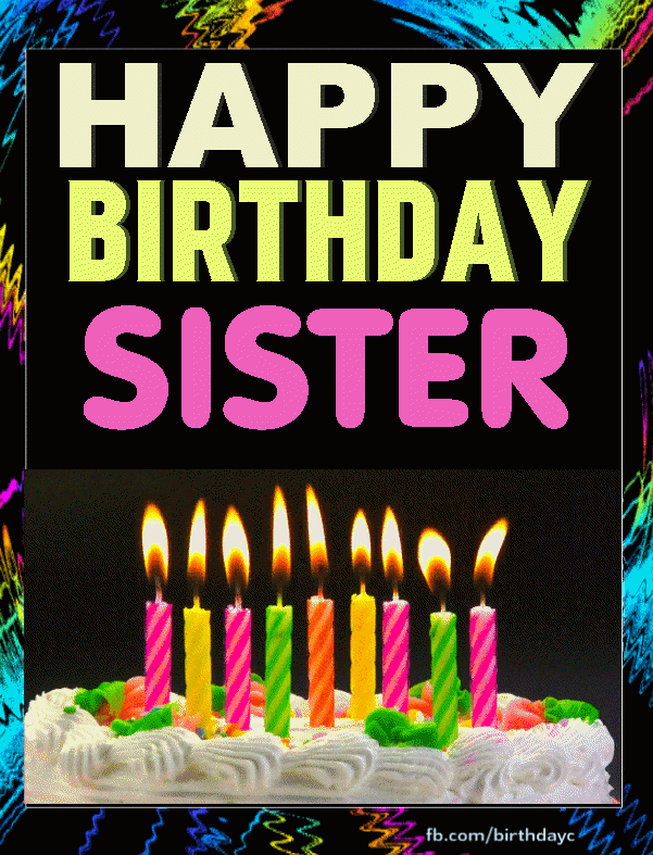 gif buon compleanno sorella