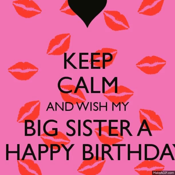gif happy birthday big sister