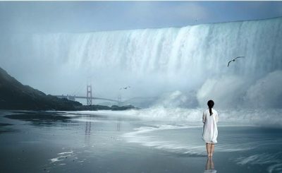 sognare una cascata