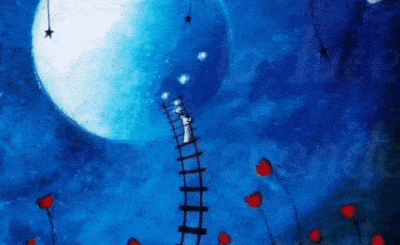 gif buonanotte luna