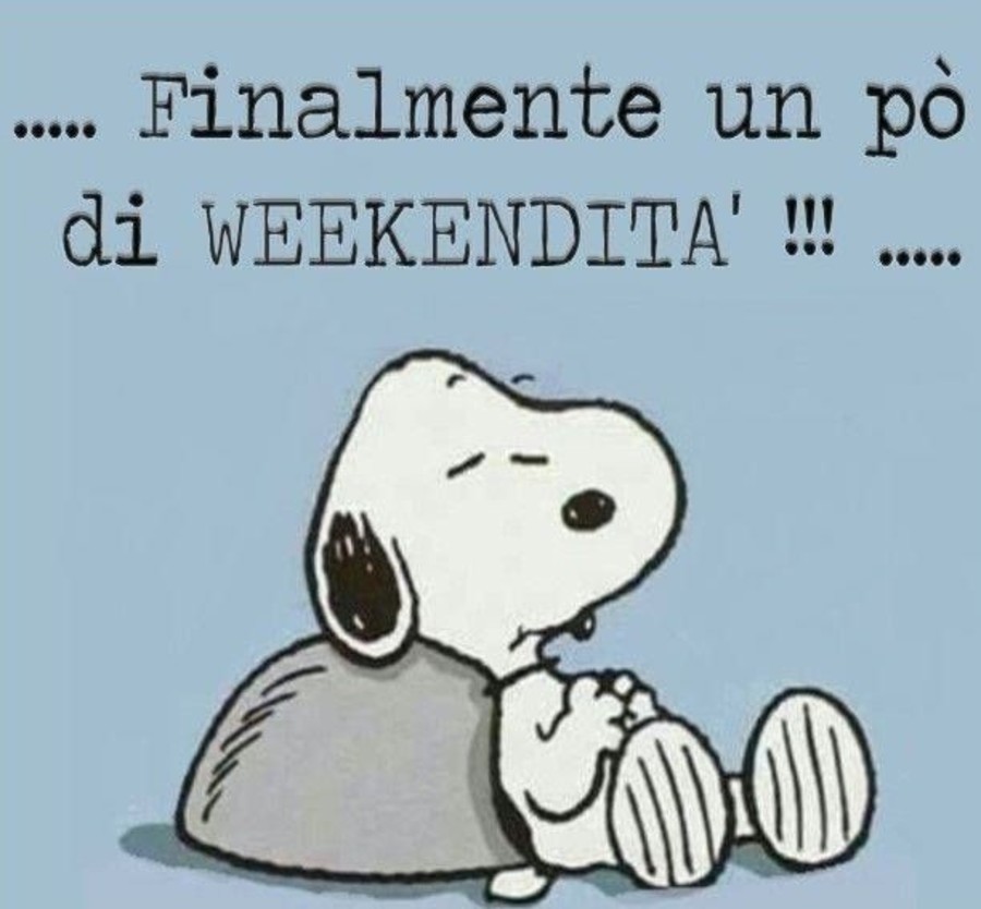 immagini divertenti buon venerdì Snoopy