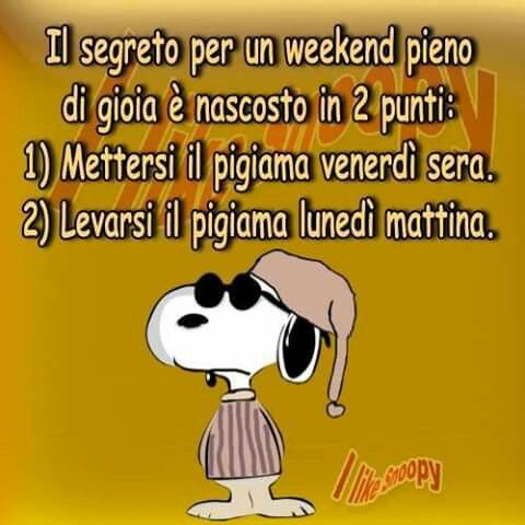 immagini divertenti buon venerdì Snoopy