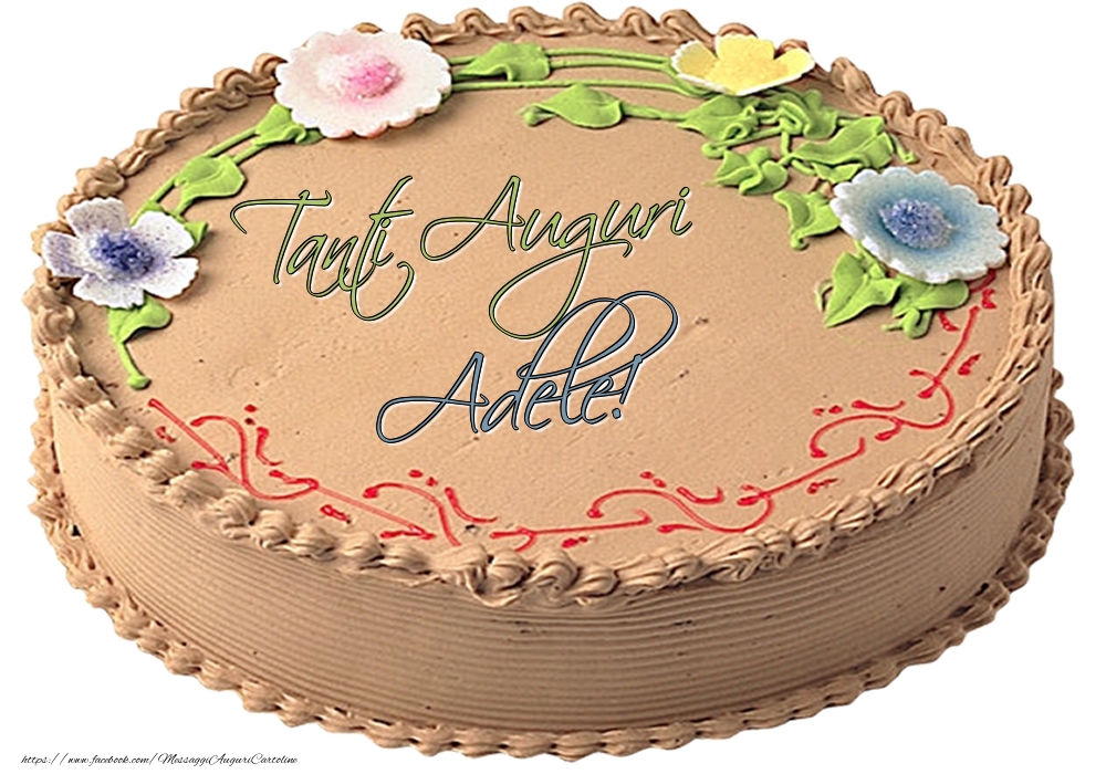 buon compleanno Adele torta