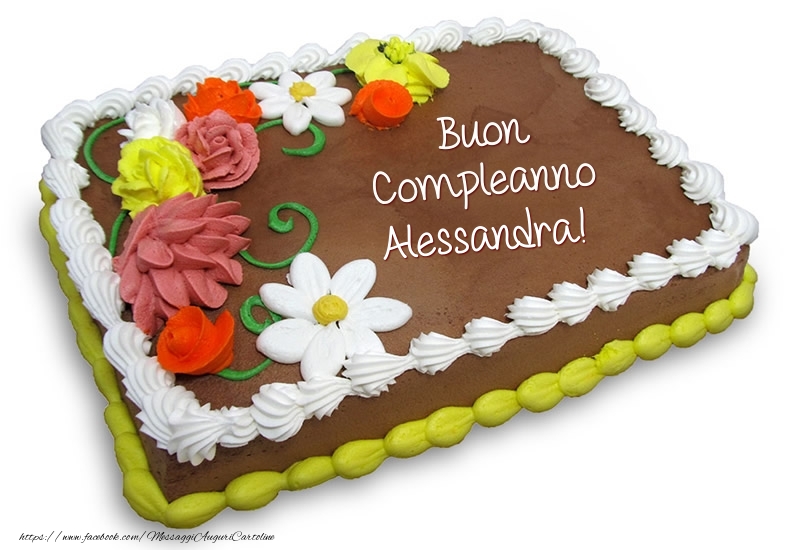 buon compleanno Alessandra