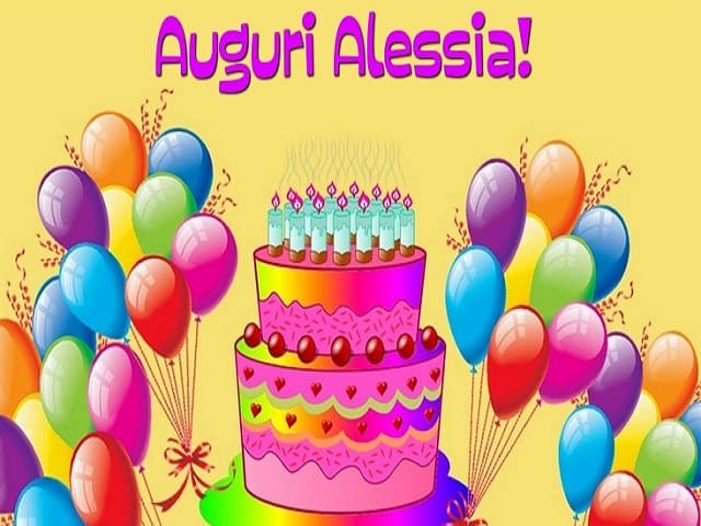 auguri buon compleanno Alessia