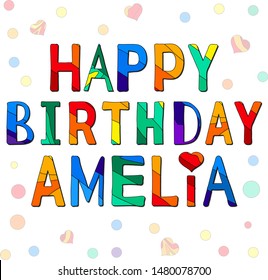 buon compleanno Amelia