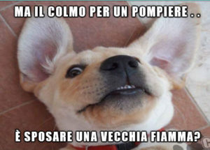 colmo per un pompiere