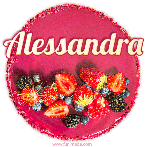 gif buon compleanno Alessandra