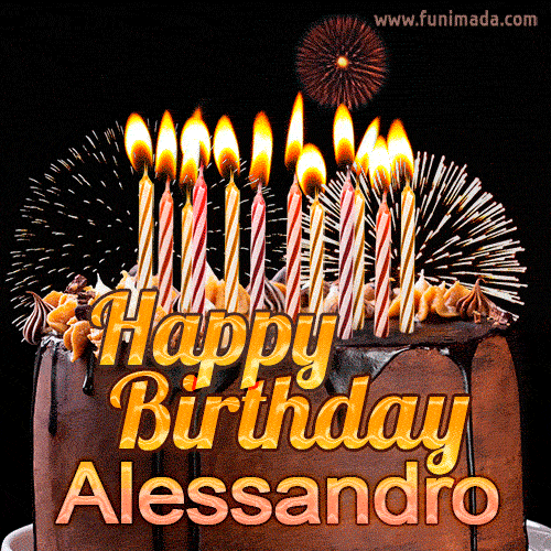 gif buon compleanno Alessandro