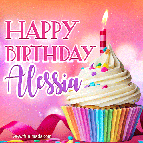 gif buon compleanno Alessia