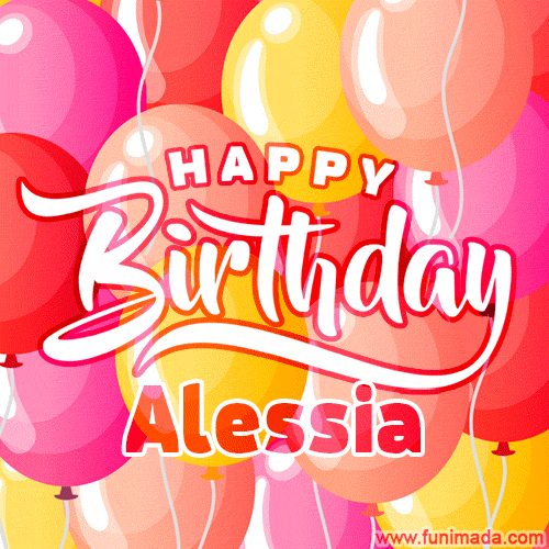 gif buon compleanno Alessia