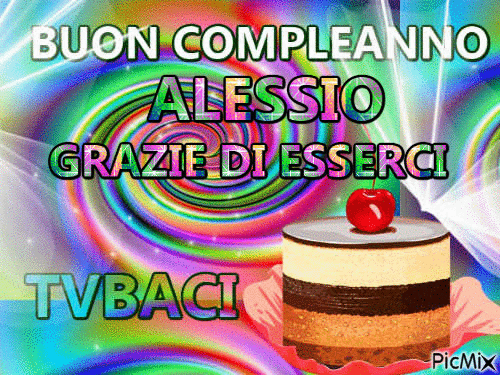 gif buon compleanno Alessio
