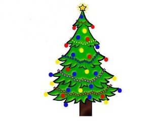 come disegnare un albero di natale