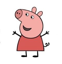 come disegnare peppa pig