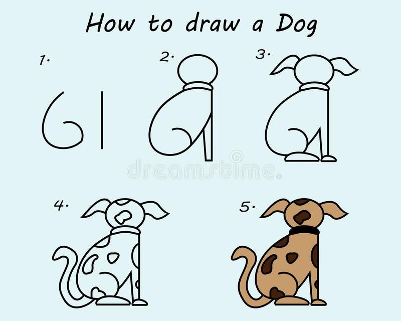 come disegnare un cane