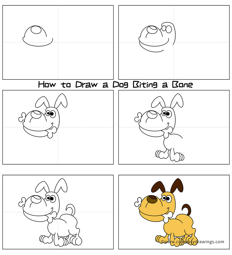 come disegnare un cane