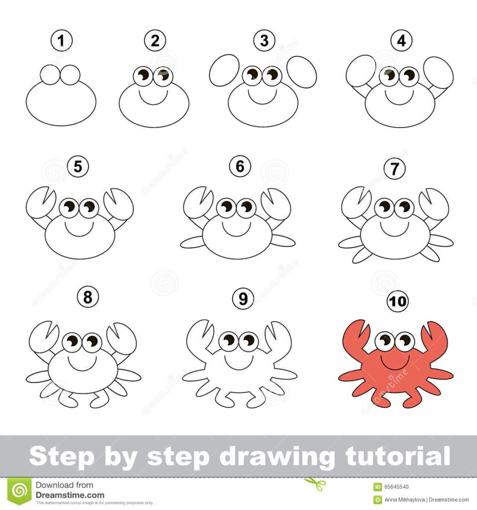 come disegnare un granchio