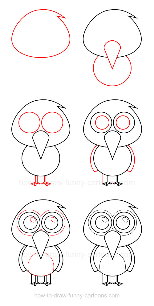 come disegnare un pappagallo