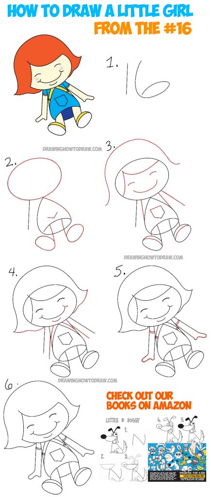 come disegnare una bambina