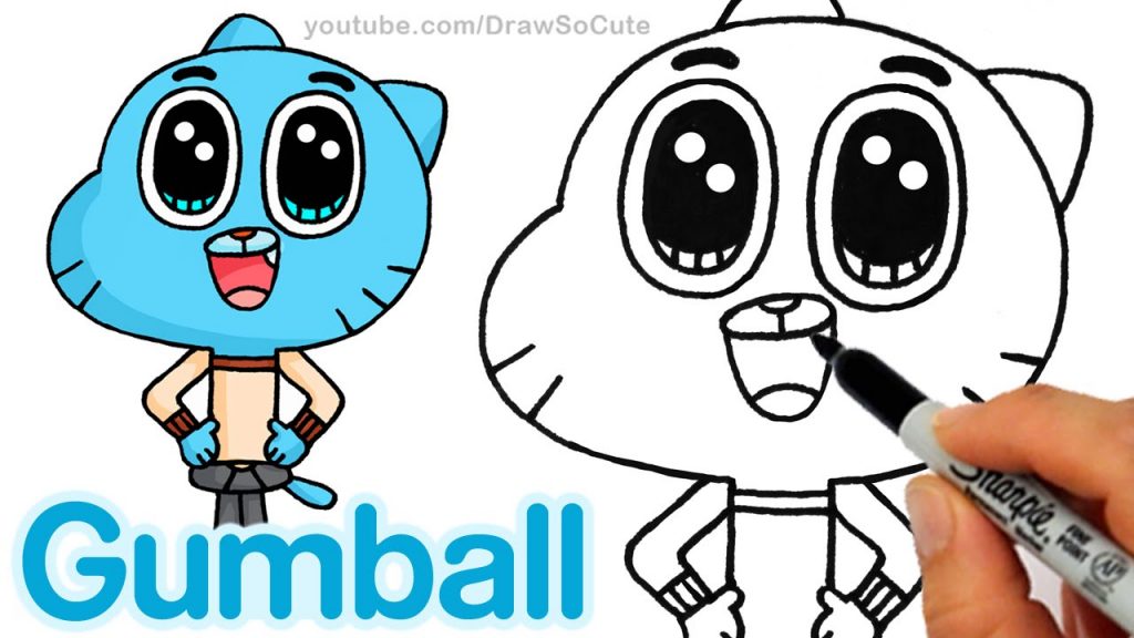 come disegnare gumball