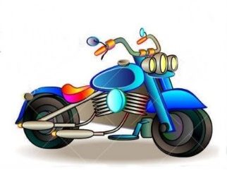 come disegnare una moto