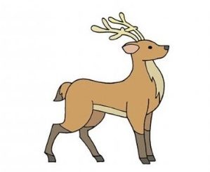 come disegnare una renna