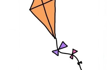come disegnare un aquilone