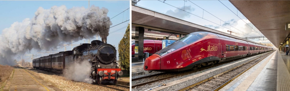 treni a confronto