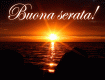 GIF romantiche Buona Serata con tramonto