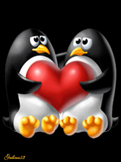GIF Amore Divertenti pinguini