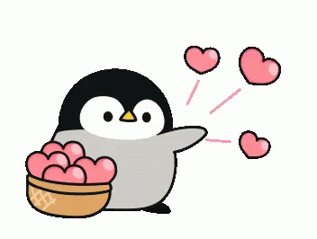 GIF Amore Divertenti pinguino