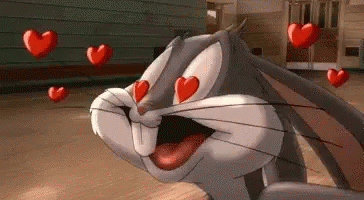 GIF Amore Divertenti Bugs Bunny