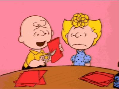 GIF Buon San Valentino Charlie Brown