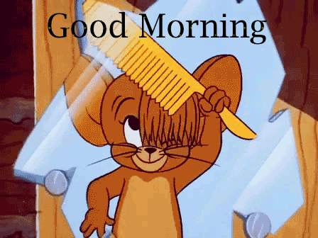 GIF divertenti Buongiorno Tom & Jerry