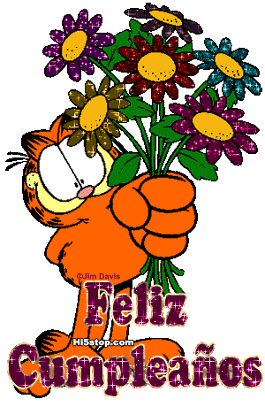 GIF de Feliz Cumpleaños Garfield