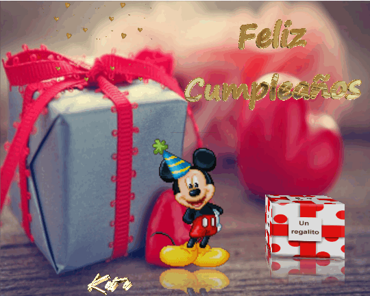 GIF Feliz Cumpleaños Mickey mouse