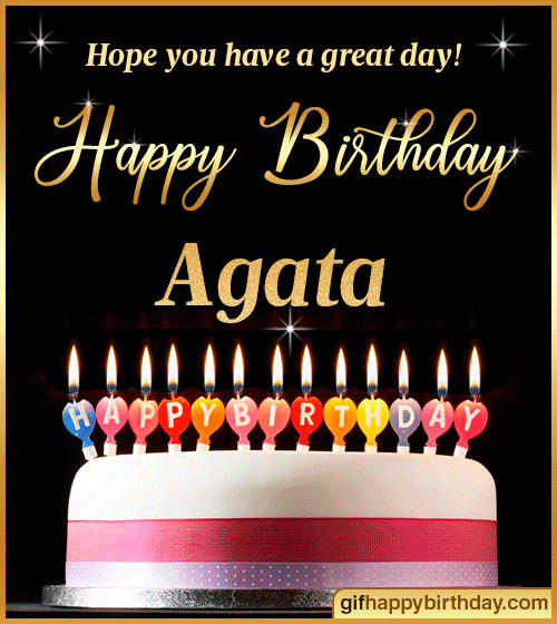 gif buon compleanno Agata