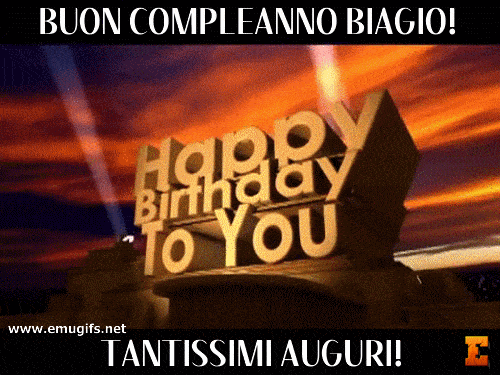 gif buon compleanno Biagio