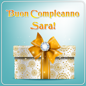 cartoline buon compleanno Sara regalo