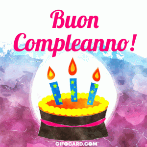 gif buon compleanno torta candeline