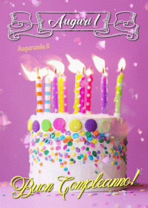 gif buon compleanno torta candeline