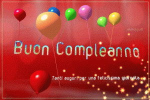 gif buon compleanno palloncini