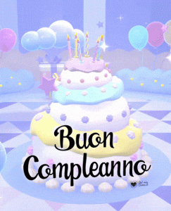 gif buon compleanno torta candeline