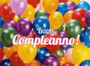 gif buon compleanno palloncini