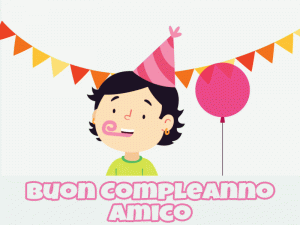 gif buon compleanno amico palloncini