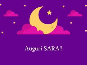 cartoline Tanti Auguri Sara